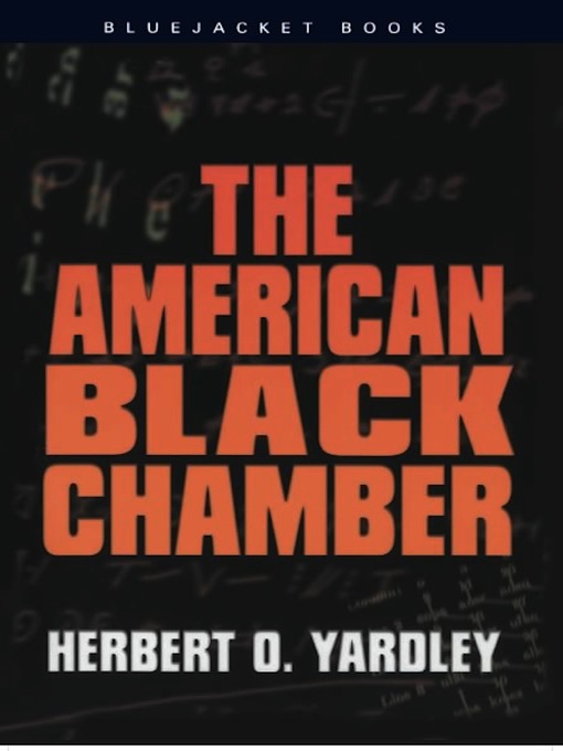 Cover image for The American Black Chamber